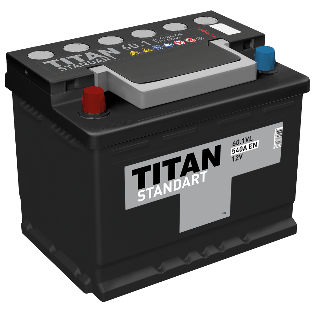 Аккумулятор Аккумулятор TITAN STANDART 6CT-60.1 VL
