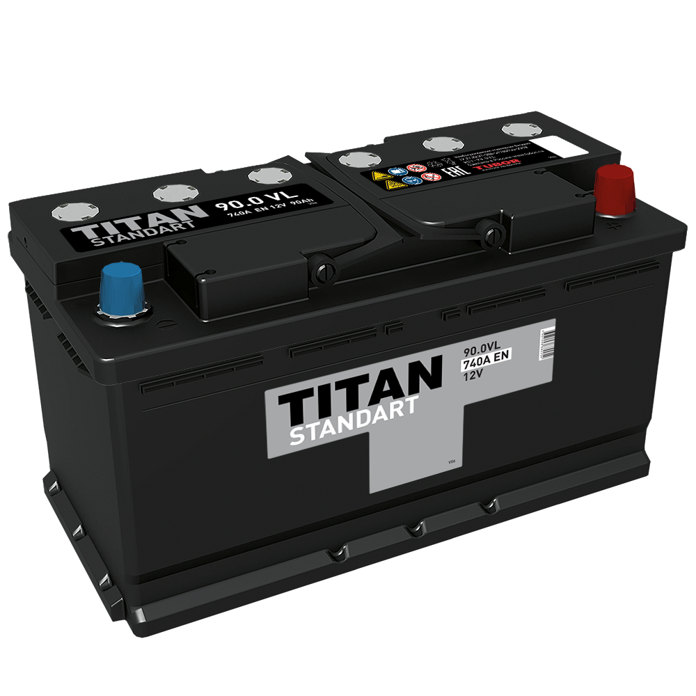 Аккумулятор Аккумулятор TITAN STANDART 6CT-90.0 VL