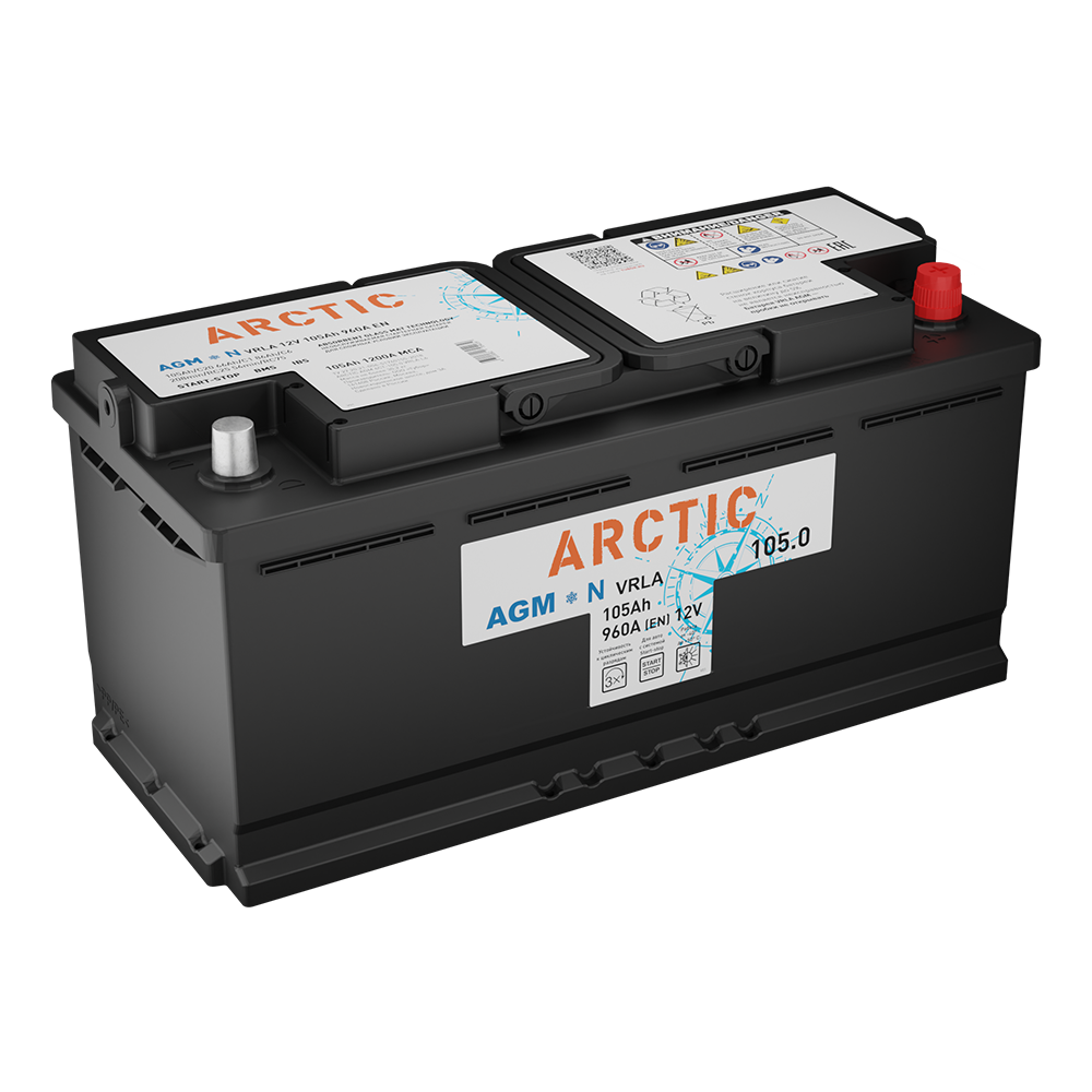 Аккумулятор Аккумулятор ARCTIC AGM 6СТ-105.0 VRLA L6