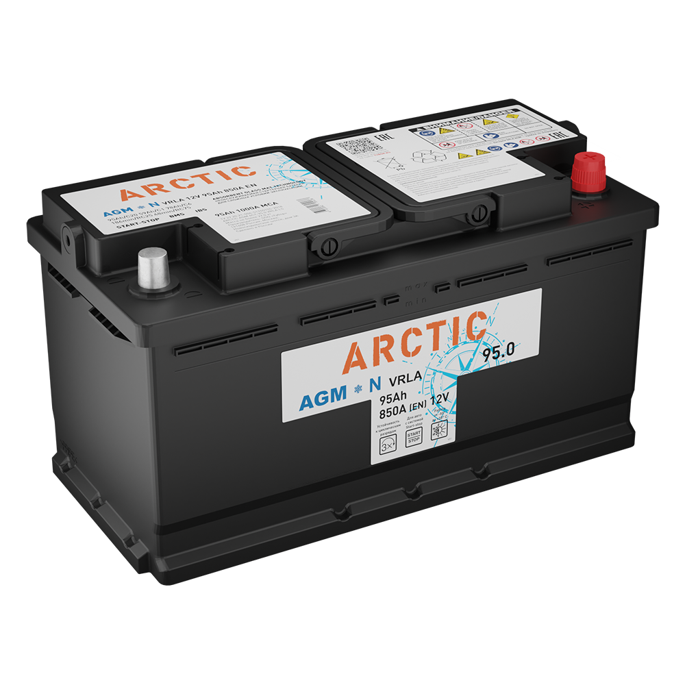 Аккумулятор Аккумулятор ARCTIC AGM 6СТ-95.0 VRLA L5